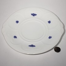 Adderley Bone China Embossed Blue Chelsea 10&quot; Handled Cake Plate Discontinued - £14.34 GBP