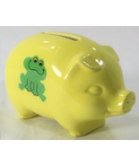Yellow Piggy Bank | Ceramic Statue - $364.28 MXN