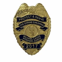 Protect &amp; Serve Shrine Children Zuhrah Masonic Shriner Masons Lapel Hat Pin - $7.95