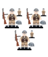 3pcs WW2 Italian Communist soldiers Garibaldi Brigades Minifigures Minif... - €12,83 EUR