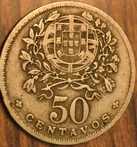 1929 Portugal 50 Centavos Coin - £1.91 GBP