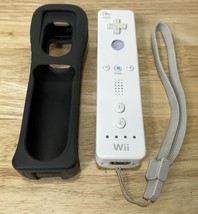 OEM White Wii Remote Controller RVL-003 Genuine Official w/ Strap + Cover - £11.66 GBP