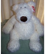 Gund PHILBIN Cream Colored Shaggy Plush Stuffed Bear 17"H NWT - $12.75