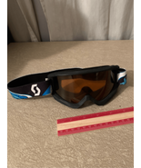 Scott Youth Ski Snowboard Goggles Black/Amber w/Minor Lens Scratching - £9.03 GBP