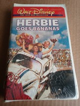 New Sealed Herbie Goes Bananas - VHS Vintage Clamshell Walt Disney Home Video - £23.64 GBP