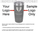 ENGRAVED Custom Personalized Name/Logo 20oz Stainless Steel Tumbler Dark... - $21.97