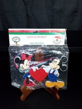 Vintage Mickey Mouse Minnie Christmas Ornament Disney Santa&#39;s World Kurt... - $16.99