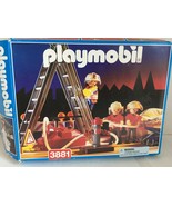 Playmobil 1996 Firefighter Rescue Jump Team #3881 OPEN BOX SEALED BAGS - $29.00