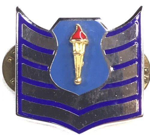 Primary image for U.S.  Air Force Pin USAF JROTC Technical Sergeant Chevron Enamel Hat Cap Pin