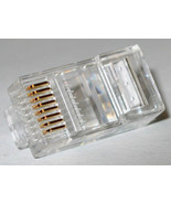 25 Modular plugs RJ-45 8P8C End Connectors CAT5e RJ45 Network Cable IDEA... - $25.71 CAD