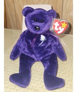 Ty Beanie Babies Princess Diana Bear Plush Toy 1997 Both Tags Included - $94.12 CAD