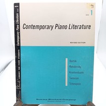 Vintage Sheet Music, Contemporary Piano Literature Book 1 by Frances Clark Libra - £7.01 GBP