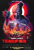  Terrifier 2 movie poster - 11&quot; x 17&quot; inches - Horror - Retro style poster - £13.31 GBP