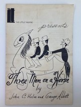 1936 The Little Theatre Program Adele Carman in Three Men On A Horse - £11.35 GBP