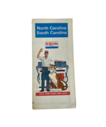 Exxon 1973 Road Map North South Carolina - £24.19 GBP