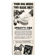 1950 Spratt&#39;s Fibo Dog Food Advertisement Pet Supply Granulated Biscuits... - €8,58 EUR