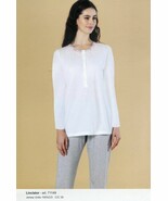 Schlafanzug Serafino A Lange Ärmel Hosen aus Baumwolle Jersey Linclalor ... - $36.73+