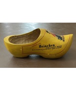 Vintage Heineken Beer Wooden Clog Advertisement Yellow Shoe Made in Holland - £15.73 GBP