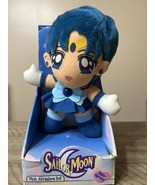 SAILOR MERCURY  MOON  PLUSH ADVENTURE DOLL 8&quot; Irwin 2000 NEW LIGHT BLUE ... - $32.68
