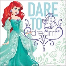 Disney Ariel The Little Mermaid Dream Big Luncheon Napkins 16 Pack Party Supplie - $1.99