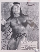 Superfly JIMMY Snuka Autografato 8x10 Wwf Wrestling Foto Bas BH71137 - £152.19 GBP