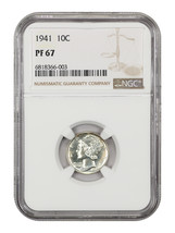 1941 10C Ngc PR67 - £325.65 GBP