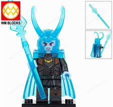 New Loki (Frost Giant) with Spear Gungnir - Marvel Thor Minifigures Bloc... - £10.80 GBP