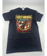 Harley Davidson Tshirt Mens Medium Black Short Sleeve Pullover Motorcycl... - €21,11 EUR