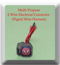 2 Wires Multi Propose Electrical Connector Pigtail Wire Hafrness - £7.80 GBP