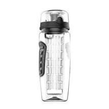 Fruit Infuser Water Bottle 32OZ Juice Shaker Sport w/ Flip Top Lid Anti-Slip ... - £26.54 GBP