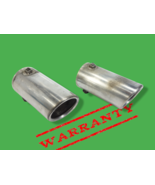 2009-2017 vw volkswagen cc left right exhaust mufflers muffler tips chro... - $1,823.86 MXN