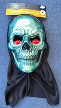 Adult Metallic Skull Light Up Eyes Mask Hyde and Eek Halloween Dress Up ... - $18.00