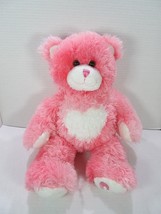 Build a Bear Magnetic Hands Plush 16&quot; Pink Heart Valentines Day Stuffed ... - $14.03