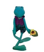 Hallmark Storybook Friends Fritz Blue Frog Esquire Plush Checkered Pants... - $213.40 MXN