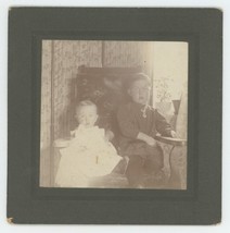 Antique Circa 1900s ID&#39;d Cabinet Card Two Boys Named Raymond &amp; Robert Smith - £9.63 GBP