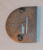 Singer 301A Straight Stitch Throat Plate #170152 w/2 Mounting Screws - $20.00