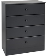 Prepac Astrid 4 Drawer Dresser For Bedroom, Chest Of Drawers, Bedroom, 1 - £144.72 GBP