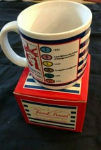 Trivial Pursuit  mug  Statue of Liberty  Ellis Island Edition  Mug 1986 in box - £13.30 GBP