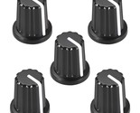 uxcell 5pcs, 6mm D Type Potentiometer Control Knobs for Electric Guitar ... - $12.99