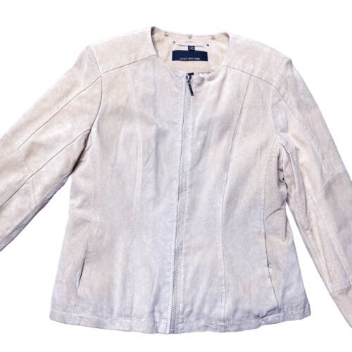 Suede Leather Women Jacket - $87.12