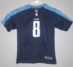 Nike NFL Tennessee Titans #8 Marcus Mariota Football Jersey youth Large - £19.33 GBP