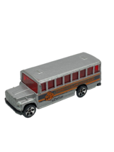 Hot Wheels Graffiti Transport Silver Bus Diecast Toy Car 1988 Vintage - $4.95