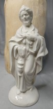Wiseman Shepherd Atlantic Mold Nativity Ceramic 7.5&quot; Figurine White - £6.77 GBP
