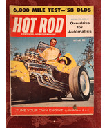 RARE HOT ROD Magazine July 1958 58 OLDS tests Buick Dragster - £16.98 GBP