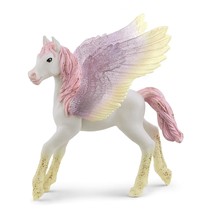 Schleich bayala, Unicorn Pegasus Toys for Girls and Boys, Sunrise Pegasus Foal T - £15.97 GBP