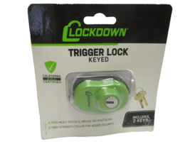 Lockdown Keyed Trigger Lock. Fits Most Pistols, Rifles, And Shotguns - $24.75