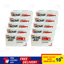10 X ACNE-AID Face &amp; Body Soap Bar Oil Control For Acne Prone and Oily Skin 100 - £60.99 GBP
