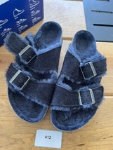 Birkenstock Arizona Shearling | Blue | EU 39 | US L8 / M6 | Regular Fit - £95.46 GBP