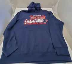 Houston Texans NFL 2015 AFC South Division Champions Hoodie Hooded Coat 2XL - £19.41 GBP