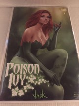 2022 DC Comics Poison Ivy Trade Dress Variant #1 - Will Jack Signed Cover - £63.71 GBP